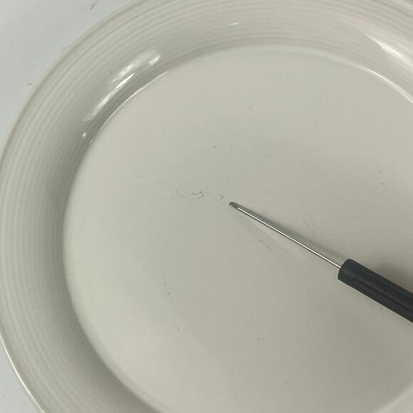 Nancy Calhoun Plate White Japan Stoneware Dessert Salad Replacement Vintage - Picture 6 of 7